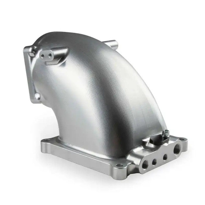 Reverse Engineering 3D Scanning CNC Machined Custom Throttle Body Intake Elbow Billet aluminum EFI throttle body intake elbow