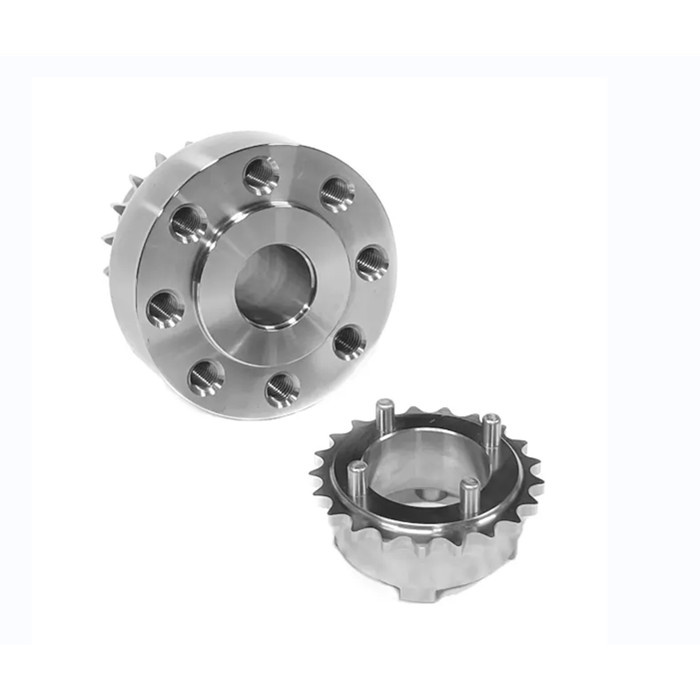 3D scanning Reverse engineering CNC Machined Aluminum 6061 or 7075 Billet fixed assembly wheel crank hub by your design,BMW M2/M3 S55 ENGINE