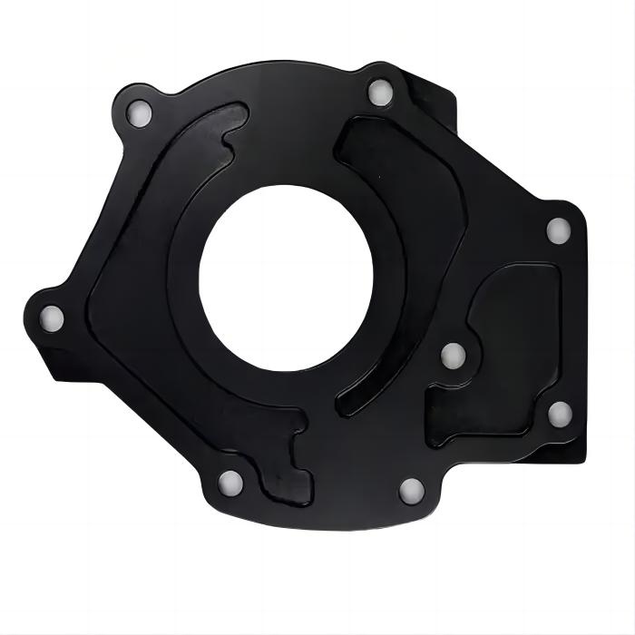 CNC Machined milled custom Billet Oil Pump Backing Plate Parts